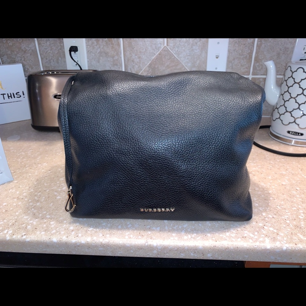 Burberry Black Leather Hobo Bag - Picture 2 of 4
